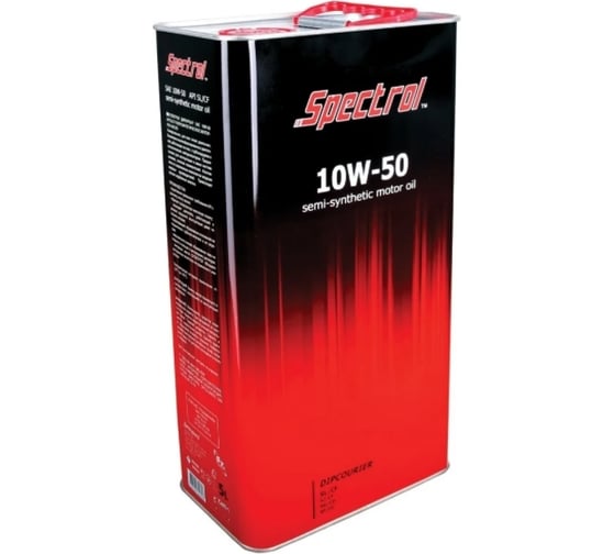 Изображение товара Полусинтетическое моторное масло Spectrol DIPCOURIER 10w50, 5 л 9069