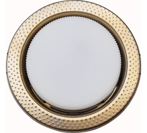 Изображение товара Встраиваемый светильник General Lighting Systems без подсветки GX53, 107х38мм, аверс, сатин-никель, IP20 GCL-GX53-H38-SN 661215