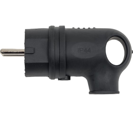 Изображение товара Разборная вилка General Lighting Systems 16А угловая с заземлением черная IP44 GRV-P-16-СE-G-B-IP44 16А 470519