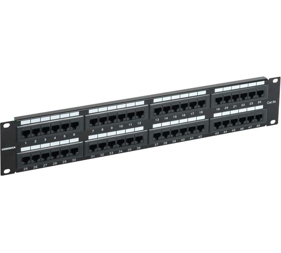 Изображение товара Патч-панель GENERICA 2U кат. 5Е UTP 48 портов Krone PP48-2UC5EU-K05-G