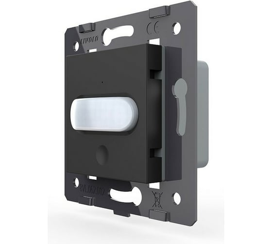 Изображение товара Датчик движения с сенсорным выключателем LIVOLO цвет черный (механизм) VL-C7-01RG-12