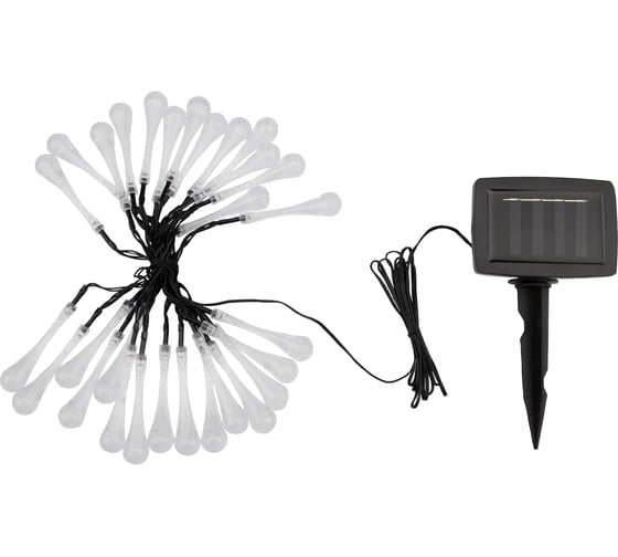 Изображение товара Каскад Lamper Сталактит LED 5 м с аккумулятором и солнечной панелью, IP65, 2 режима 602-239