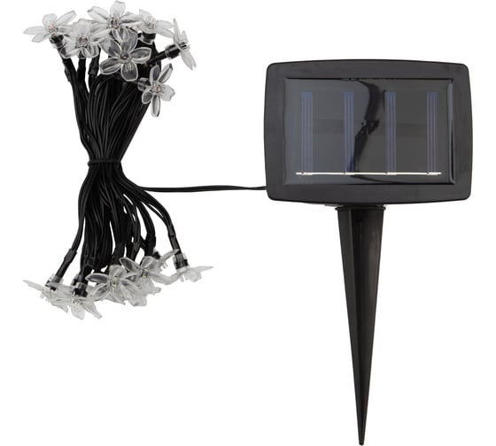 Изображение товара Каскад Lamper Ночной букет LED 4 м с выносной солнечной панелью 2 м и аккумулятором 602-270