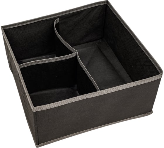 Изображение товара Органайзер для белья Рыжий кот Black 28x28x13 см 312617