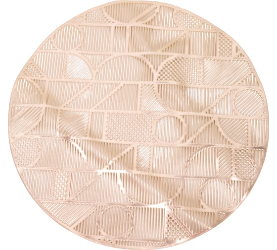 Изображение товара Сервировочная салфетка Рыжий кот PVR-07 Геометрия, диаметр 38 см 103970