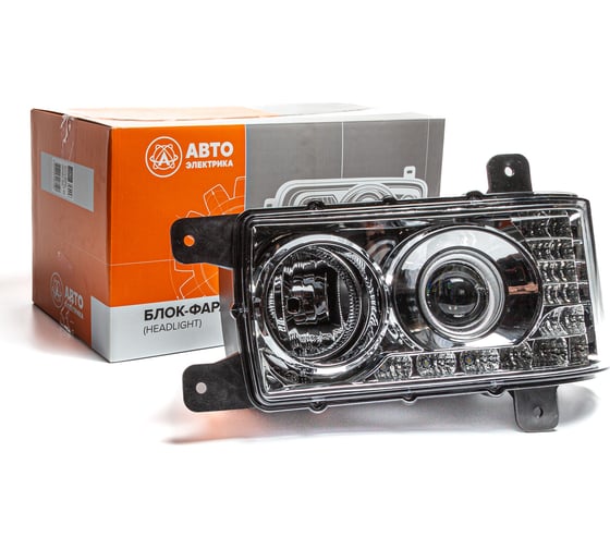 Изображение товара Блок-фара АВТОЭЛЕКТРИКА (12081) КАМАЗ-6520/6511/4308, левая, с ДХО, 16LED светодиодов Н/О 09.2112