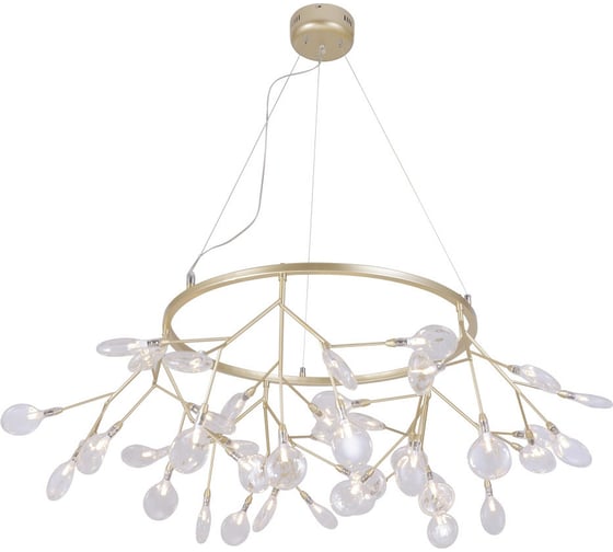 Изображение товара Подвесная люстра Crystal lux EVITA SP45 D GOLD/TRANSPARENT