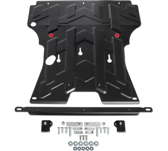 Изображение товара Защита картера и КПП АвтоБроня сталь, Audi A4 2008-2012 г.в., V - все/Audi A4 2012-2015 г.в. 111.00324.1