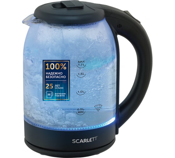 Изображение товара Электрический чайник Scarlett SC-EK27G90