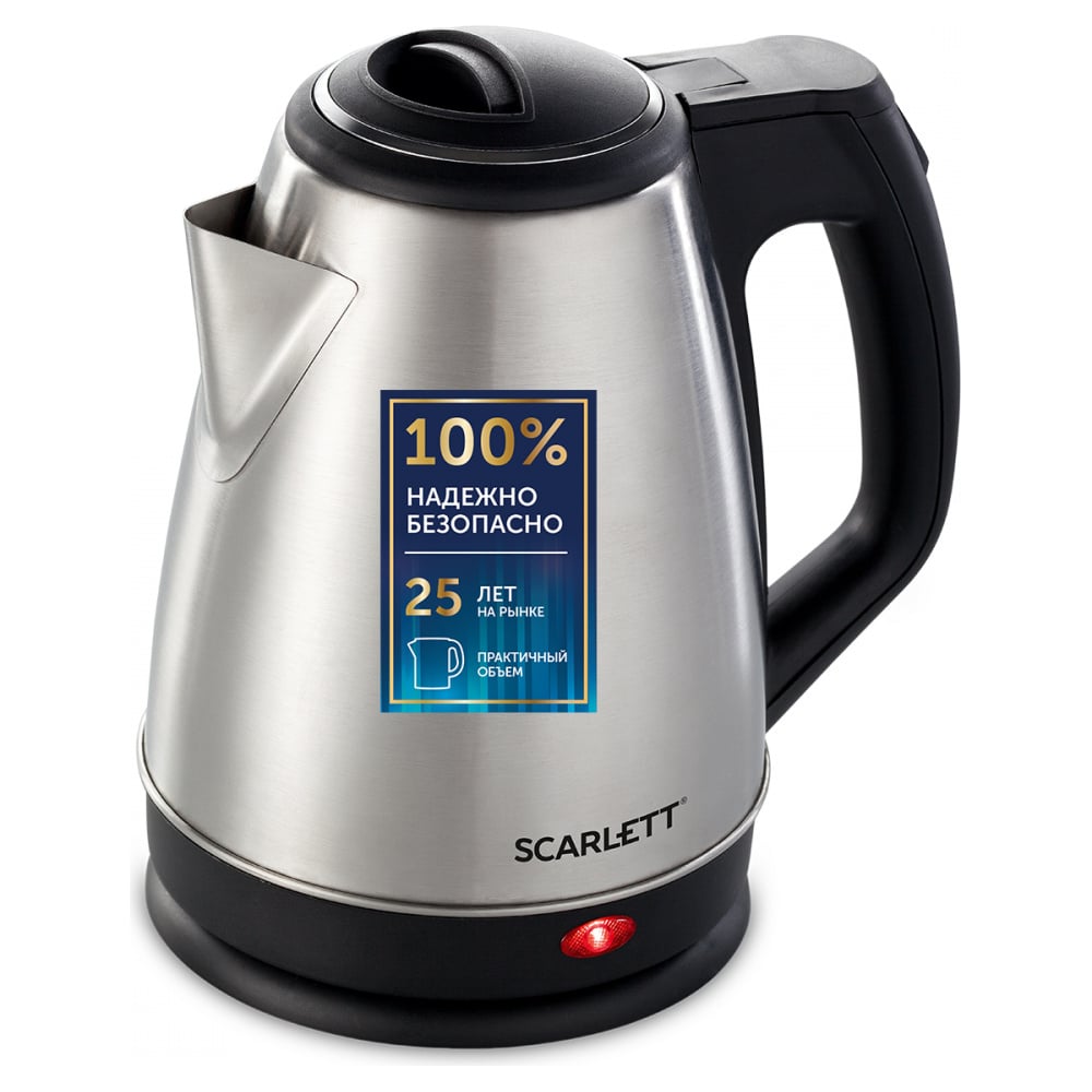 Электрический чайник Scarlett, цвет стальной SC-EK21S25 - фото 1