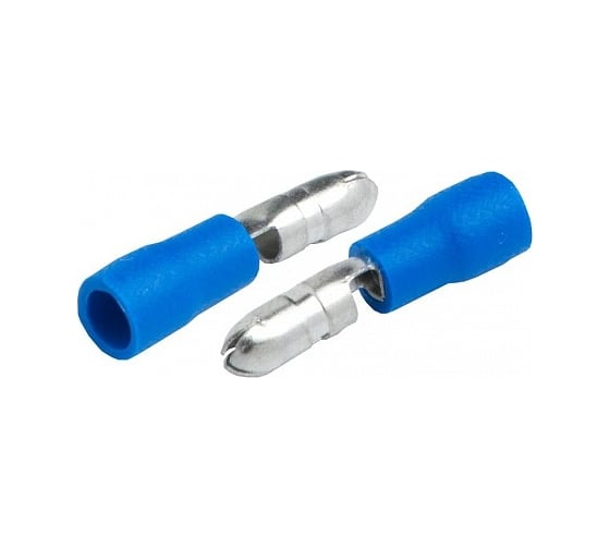 Изображение товара Разъем General Lighting Systems РшИп 2-5-4 штекерный "папа" GRPP-2-21 синий с напылением 475743