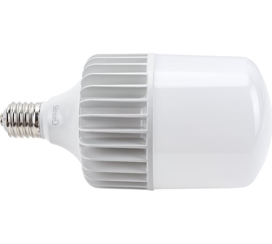 Изображение товара Универсальная высокомощная светодиодная лампа General Lighting Systems E40, энергоэффективная лампочка – Цилиндр, световой поток 10000 лм (люмен), мощность 150 Вт, холодный белый 6500К 661082