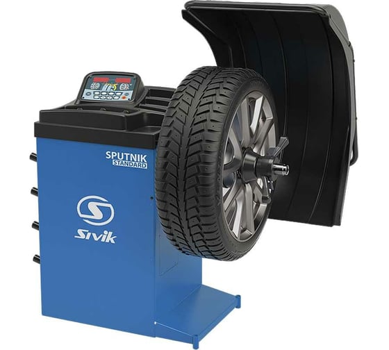 Изображение товара Станок для балансировки колес Sivik СБМК-60 Ст АТС Стандарт синий RAL5017 2000007943032