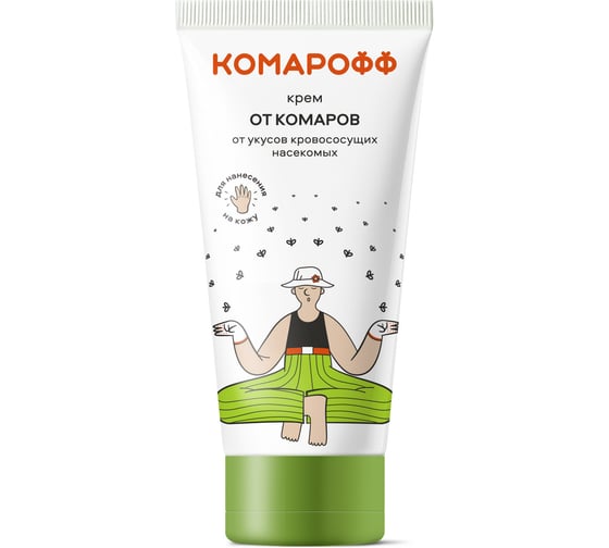 Изображение товара Крем Комарофф туба ПЭ 100 мл, 1 шт/уп 66740403