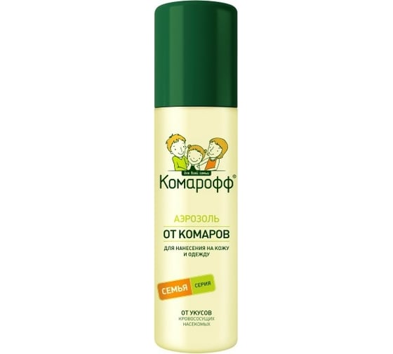 Изображение товара Аэрозоль от комаров Комарофф 150 мл 66700704