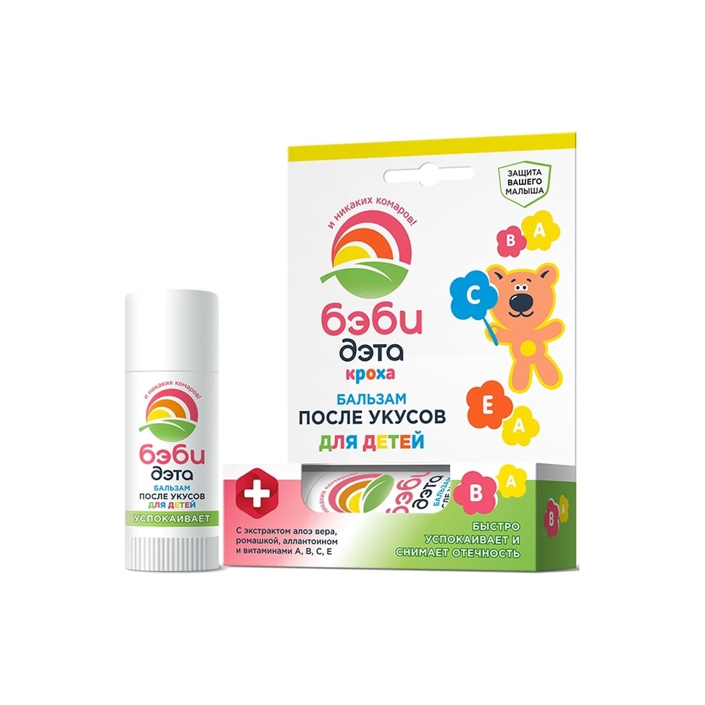 Изображение товара Бальзам-карандаш после укусов насекомых БЭБИ ДЭТА 10 мл 66704603