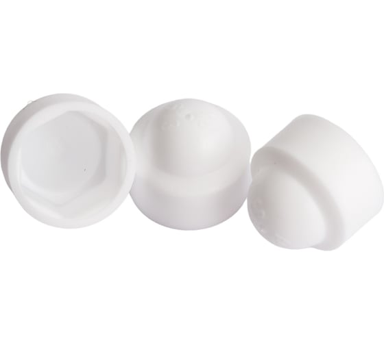 Изображение товара Пластиковый колпачок ЕВРОПАРТНЕР на болт/гайку M8, белый, 20 шт. 5 1394 1