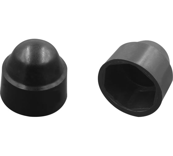 Изображение товара Пластиковый колпачок ЕВРОПАРТНЕР на болт/гайку M12, черный, 16 шт. 5 0221 2