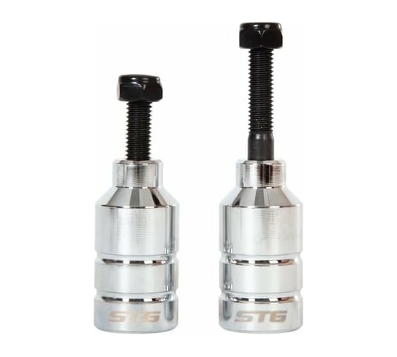 Изображение товара Пеги для трюкового самоката с осью STG 22.2 мм, алюминий, серебряные, 2шт Х99070