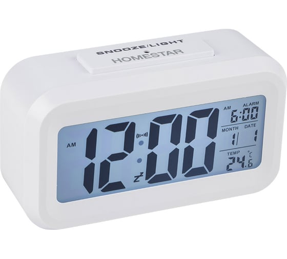 Изображение товара Электронные часы HomeStar HS-0110 белые 104307