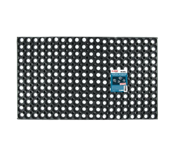 Изображение товара Грязесборный входной резиновый ячеистый коврик LAIMA EXPERT толщина 16 мм, 80x120 см 607812