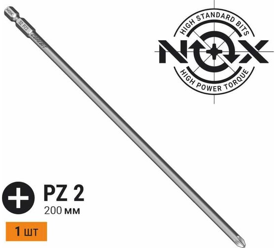 Изображение товара Бита COREBIT (PZ2х200 мм; карта; E6.3) NOX 330220-1