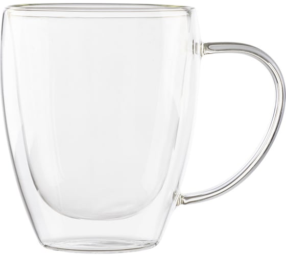 Изображение товара Кружка Mallony Juliette, объем 300 мл из боросиликатного стекла с двойными стенками 103489