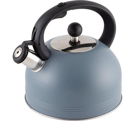 Изображение товара Чайник Mallony MENTOLO объём 2.5 л из нержавеющей стали со свистком, окрашенный корпус 985616