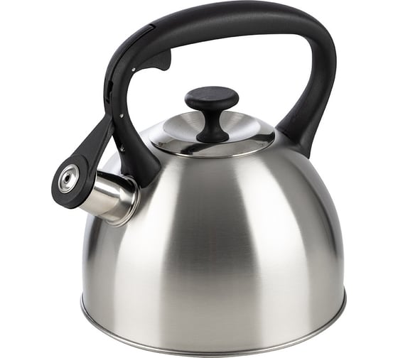 Изображение товара Чайник Mallony POESIA объём 2.5 л из нержавеющей стали со свистком, матовый 985617