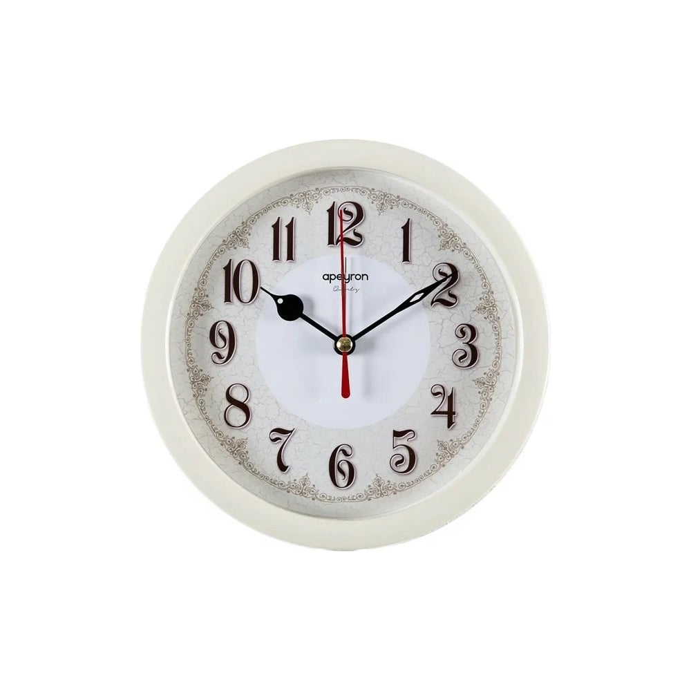 Круглый будильник Apeyron часы настольные 25х15х7 5 см y4 6836