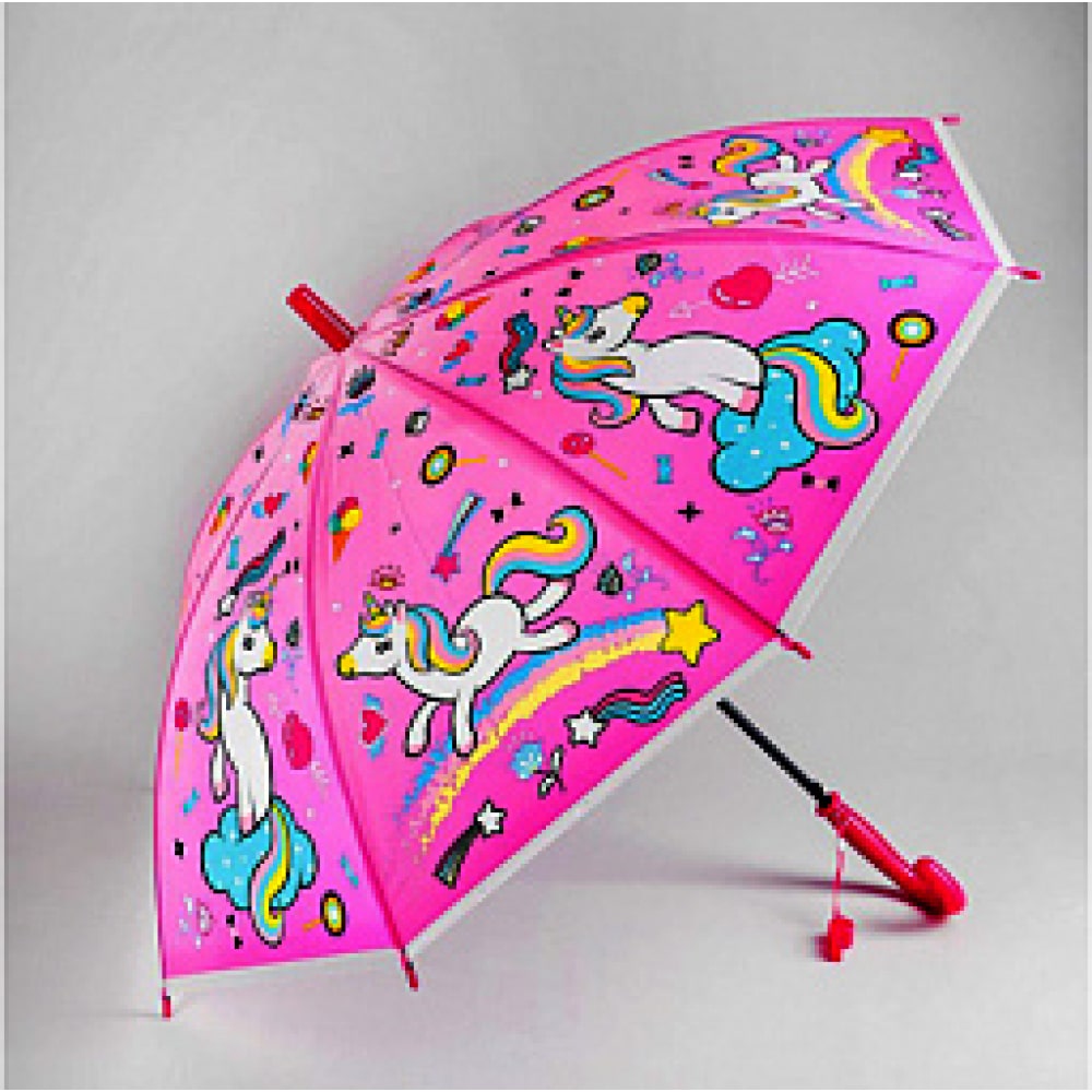 Зонт детский «Единороги» 82×82×66 см, микс