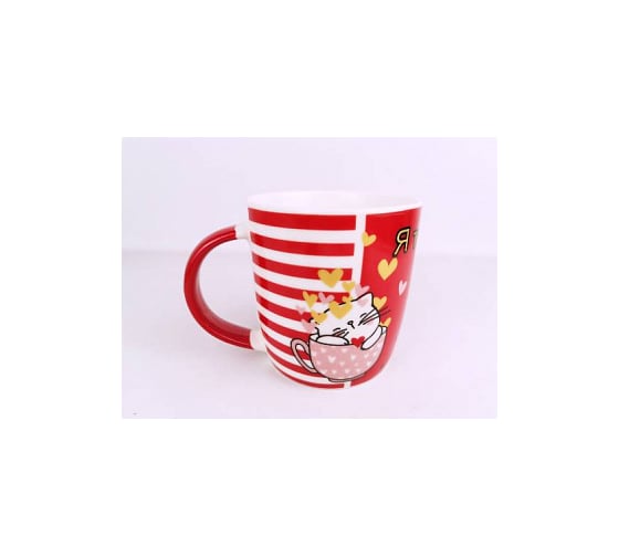 Изображение товара Керамическая кружка Bikson Люблю 330 мл ТП6021