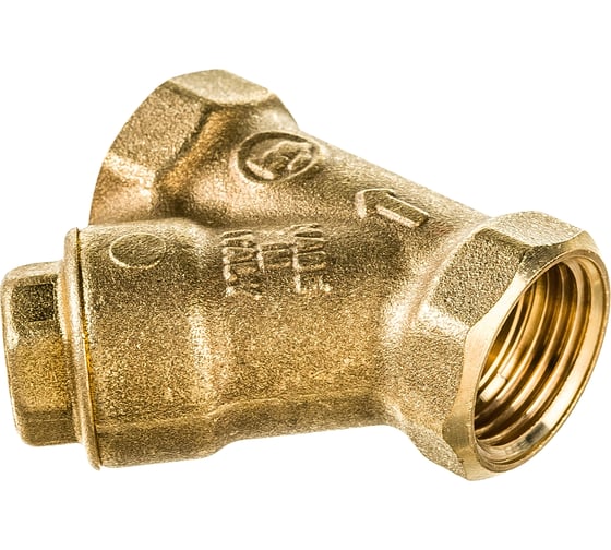 Изображение товара Сетчатый фильтр Giacomini R74A, 1/2, В, PN, бар-16, латунь R74AY103