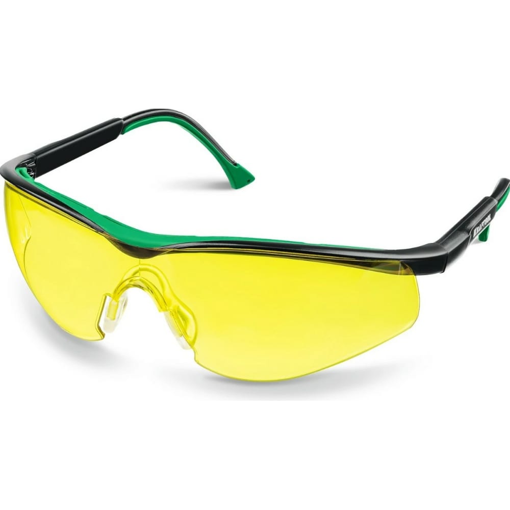 Защитные очки KRAFTOOL, цвет желтый 110318 Basic - фото 1