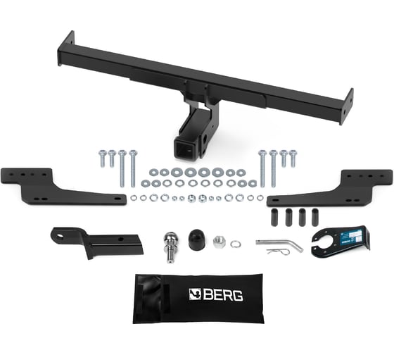 Изображение товара Фаркоп под квадрат Ниссан Террано 14-/Рено Дастер 10-/Каптур 16- BERG F.4711.002