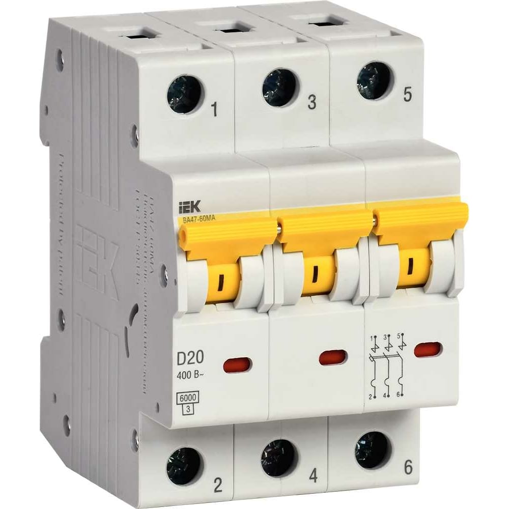 Автоматический выключатель IEK - MVA33-3-020-D