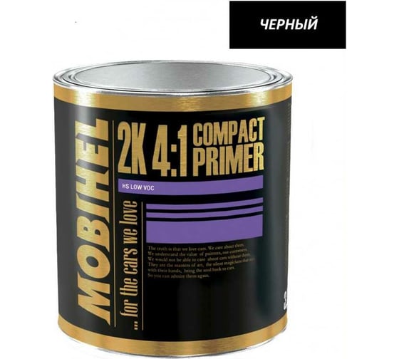 Изображение товара Компактпраймер MOBIHEL 2K HS 4:1 LOW VOC черный, 3.5 л 41958133