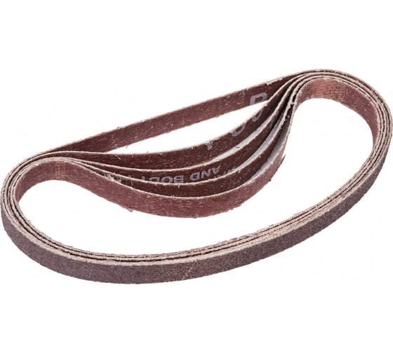 Изображение товара Лента на ткани для электроинструмента 5 шт, 10х330 мм, Р80 Сегмент-Абразив 7930091775989