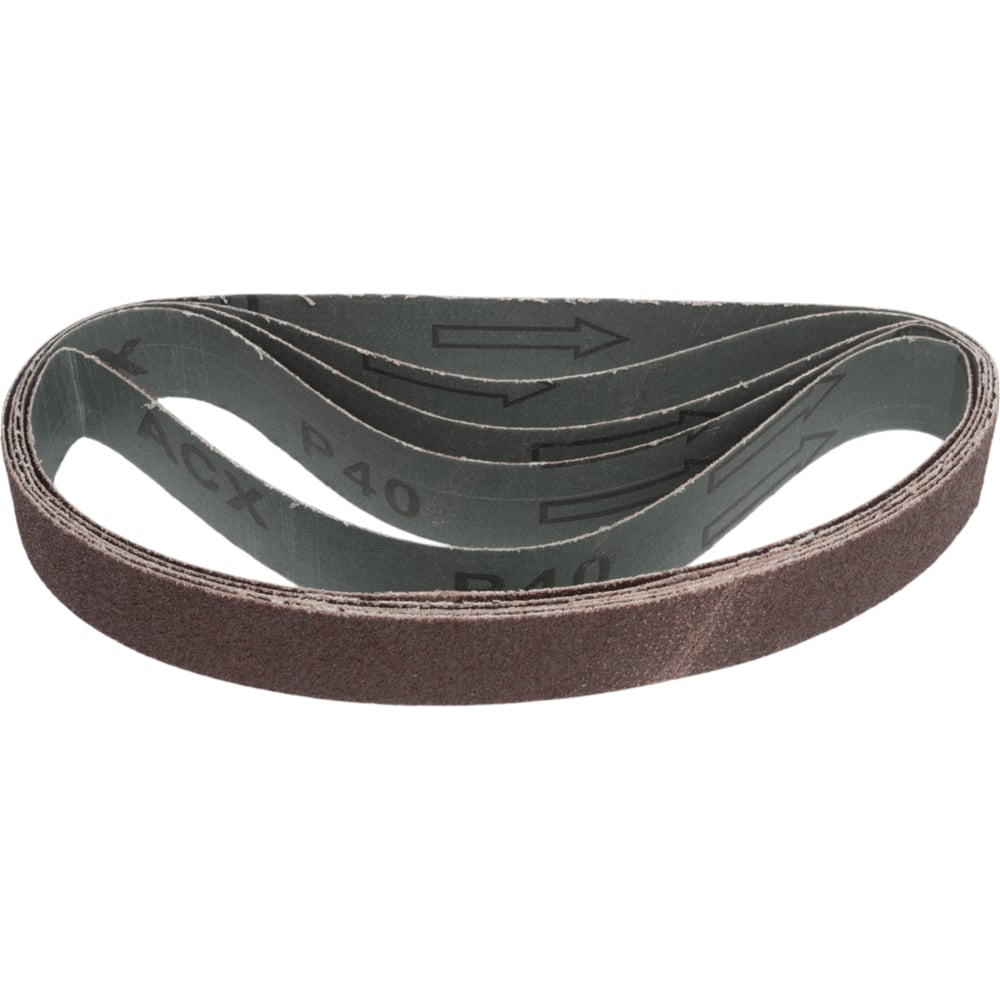 Изображение товара Лента шлифовальная тканевая 40, 30х533 мм, 5 шт