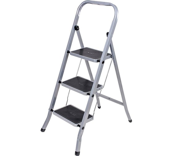 Изображение товара Стальная стремянка SevenBerg Nova с 3-мя широкими ступенями 4687202292585