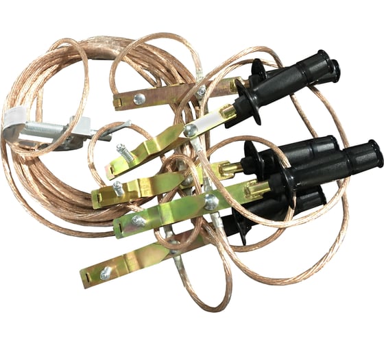 Изображение товара Переносное заземление Диэлектрик ЗПЛ-1 Д (25кв.мм) Д274575