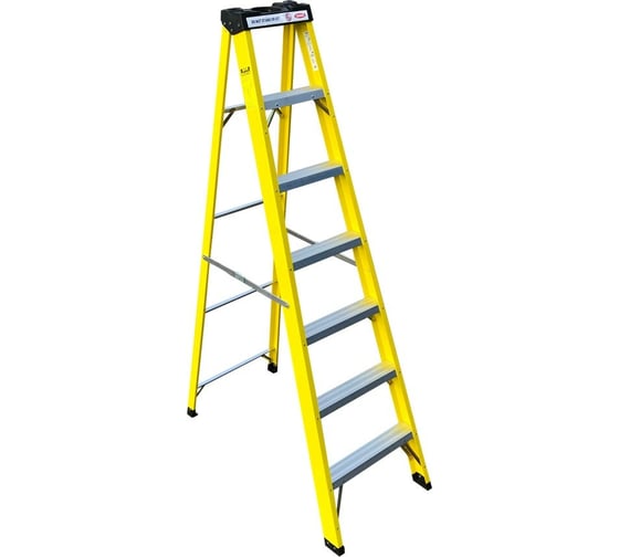 Изображение товара Фибергласовая стремянка SevenBerg 6 ступеней Ф-106