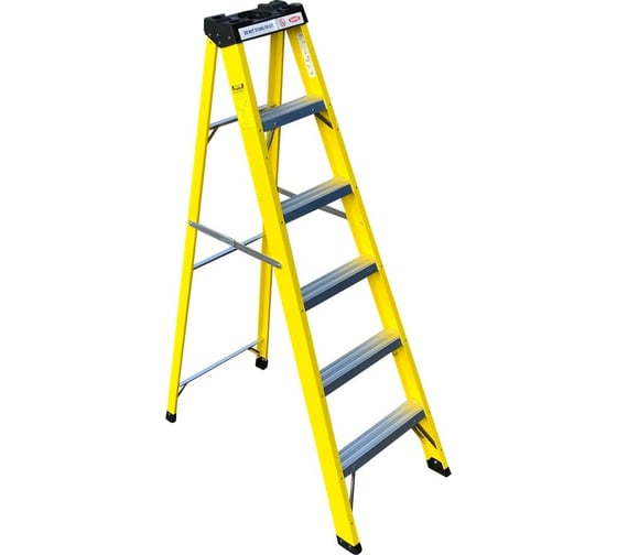 Изображение товара Фибергласовая стремянка SevenBerg 5 ступеней Ф-105
