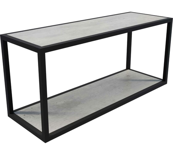 Изображение товара Навесная полка НАЙДИ с ЛДСП 800, черный муар, метрополитан грей LSH80-5502