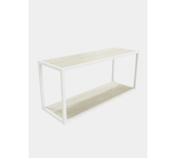 Изображение товара Навесная полка НАЙДИ с ЛДСП 600, белый муар, дуб сонома LSH60-533025