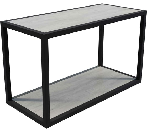 Изображение товара Навесная полка НАЙДИ с ЛДСП 600, черный муар, метрополитан грей LSH60-5502