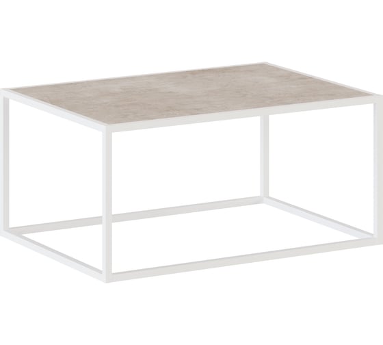 Изображение товара Журнальный стол НАЙДИ с ЛДСП, белый муар, ЛДСП дуб сонома LTD-533025