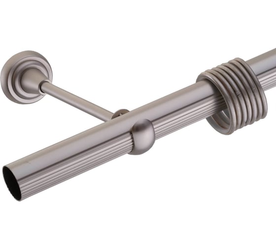 Изображение товара Карниз Peora DIY 28 мм в коробе, одинарный, открытый кронштейн 500 сатин 2.0 U универсальная 57805