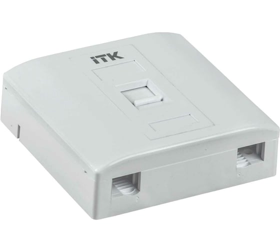 Изображение товара Розетка IEK ITK мультимедиа настенная 2 порта SC/LC и 1 порт KJ CS2-MSCLC-32