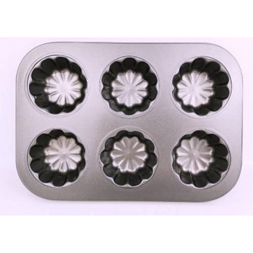 Антипригарная форма для выпечки Bikson, цвет серебряный 25 ТП6995 - фото 1